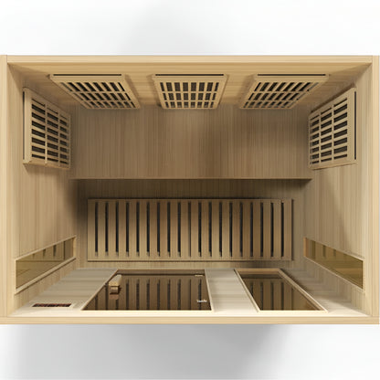 3 - Person FAR Infrared Sauna in Hemlock