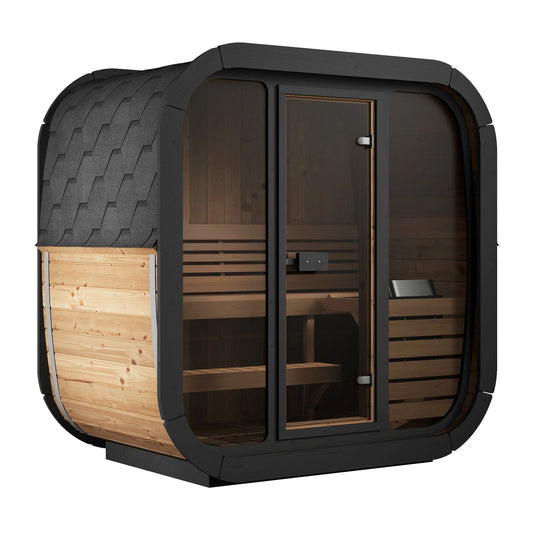 Model CL4G Cube-Series Outdoor Sauna | 3 Persons